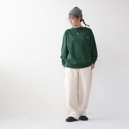 ORCIVAL [オーチバル・オーシバル] M MINI FRENCH TERRY BOAT NECK [OR-C0158MAZ] ラグランスリーブスウェット [2024AW]