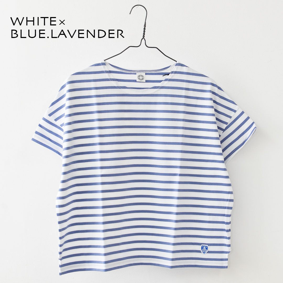 ORCIVAL [オーチバル・オーシバル] W BOAT NECK S/S P.O.-BORDER- [OR-C0335BFJ-B] ボートネックS/S P.O・ボーダー・ボーダーカットソー・ボーダーTシャツ・半袖Tシャツ・LADY'S [2026SS]