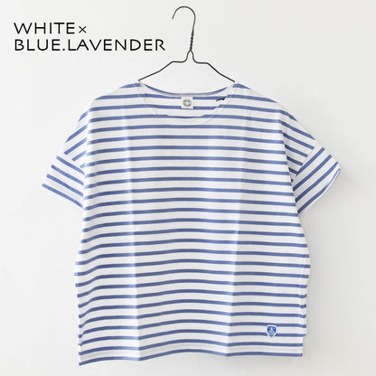 ORCIVAL [オーチバル・オーシバル] W BOAT NECK S/S P.O.-BORDER- [OR-C0335BFJ-B] ボートネックS/S P.O・ボーダー・ボーダーカットソー・ボーダーTシャツ・半袖Tシャツ・LADY'S [2026SS]