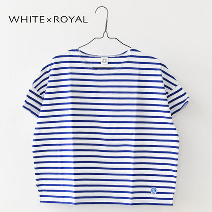 ORCIVAL [オーチバル・オーシバル] W BOAT NECK S/S P.O.-BORDER- [OR-C0335BFJ-B] ボートネックS/S P.O・ボーダー・ボーダーカットソー・ボーダーTシャツ・半袖Tシャツ・LADY'S [2026SS]