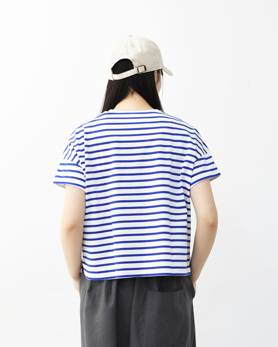 ORCIVAL [オーチバル・オーシバル] W BOAT NECK S/S P.O.-BORDER- [OR-C0335BFJ-B] ボートネックS/S P.O・ボーダー・ボーダーカットソー・ボーダーTシャツ・半袖Tシャツ・LADY'S [2026SS]