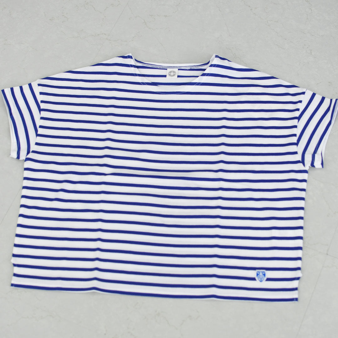 ORCIVAL [オーチバル・オーシバル] W BOAT NECK S/S P.O.-BORDER- [OR-C0335BFJ-B] ボートネックS/S P.O・ボーダー・ボーダーカットソー・ボーダーTシャツ・半袖Tシャツ・LADY'S [2026SS]