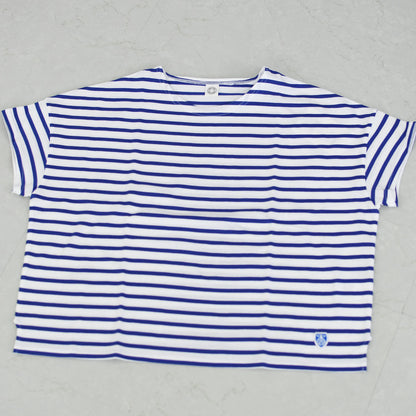 ORCIVAL [オーチバル・オーシバル] W BOAT NECK S/S P.O.-BORDER- [OR-C0335BFJ-B] ボートネックS/S P.O・ボーダー・ボーダーカットソー・ボーダーTシャツ・半袖Tシャツ・LADY'S [2026SS]