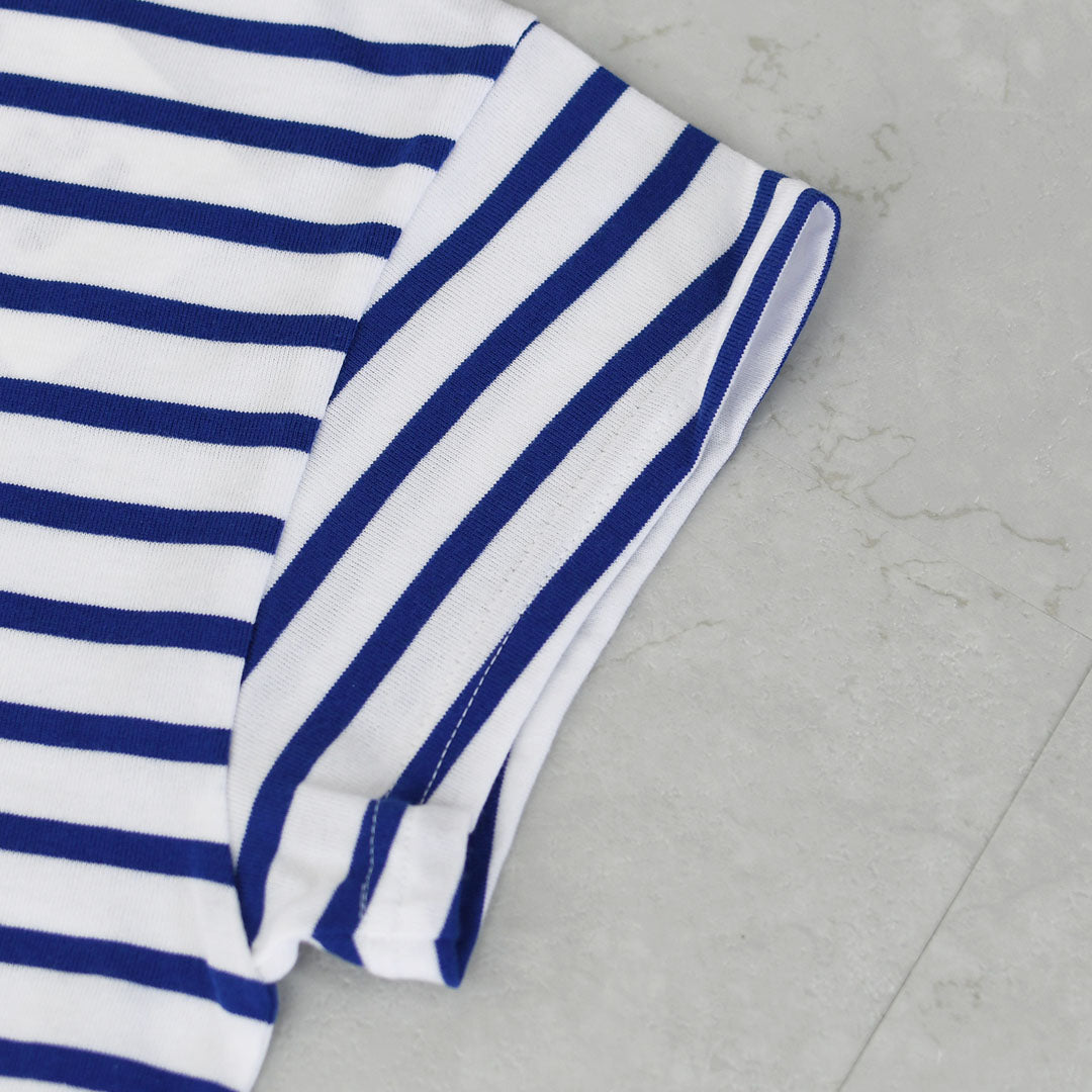 ORCIVAL [オーチバル・オーシバル] W BOAT NECK S/S P.O.-BORDER- [OR-C0335BFJ-B] ボートネックS/S P.O・ボーダー・ボーダーカットソー・ボーダーTシャツ・半袖Tシャツ・LADY'S [2026SS]
