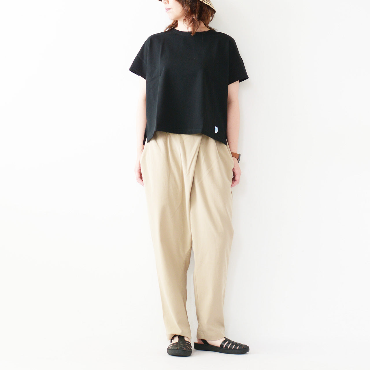 ORCIVAL [オーチバル・オーシバル] W BOAT NECK S/S P.O.-SOLID- [OR-C0335BFJ-S] ボートネックS/S P.O [2025SS]