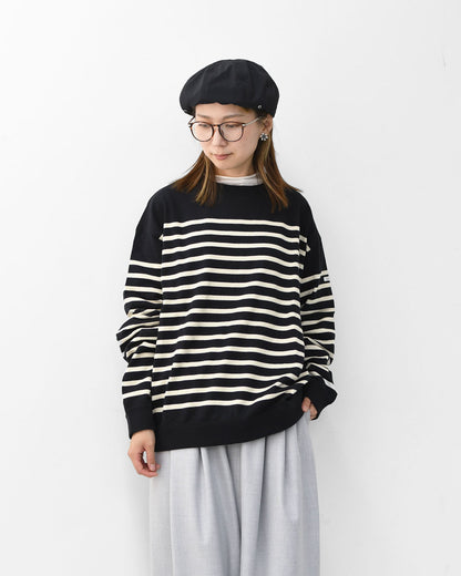 ORCIVAL [オーチバル・オーシバル] PNB L/S SWEAT  [OR-C0344PNB]  PNB ロングスリーブ スエット・パネルボーダーカットソー [2025AW]