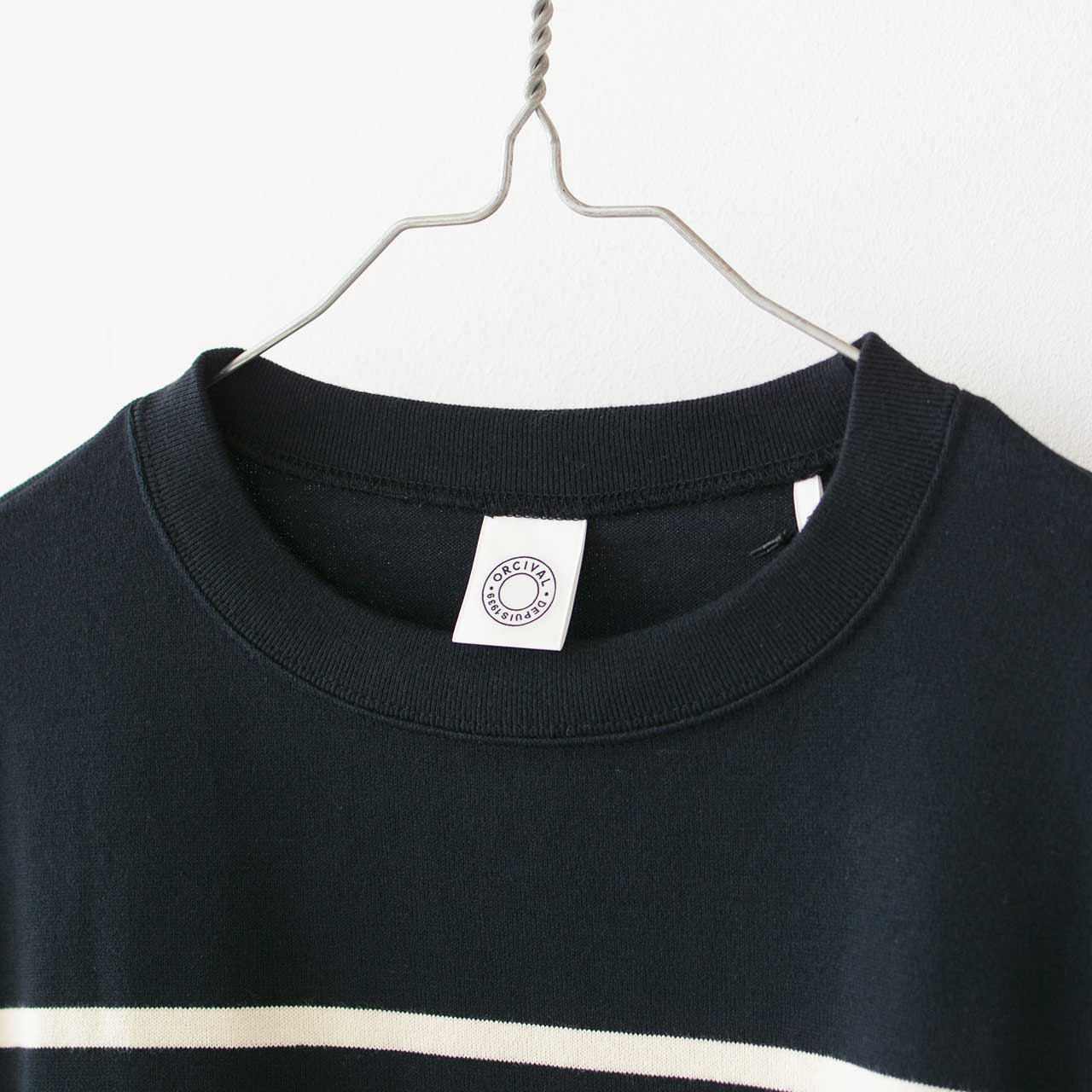 ORCIVAL [オーチバル・オーシバル] PNB L/S SWEAT  [OR-C0344PNB]  PNB ロングスリーブ スエット・パネルボーダーカットソー [2025AW]