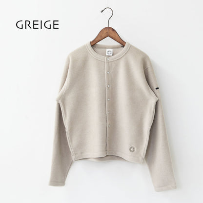 ORCIVAL [オーチバル・オーシバル] W CREW NECK CARDIGAN [OR-C0378EFC] クルーネックカーディガン・カーディガン・フリース素材・フリースカーディガン・クルーネック・LADY'S [2025AW]