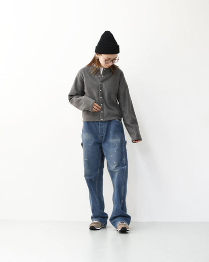 ORCIVAL [オーチバル・オーシバル] W CREW NECK CARDIGAN [OR-C0378EFC] クルーネックカーディガン・カーディガン・フリース素材・フリースカーディガン・クルーネック・LADY'S [2025AW]
