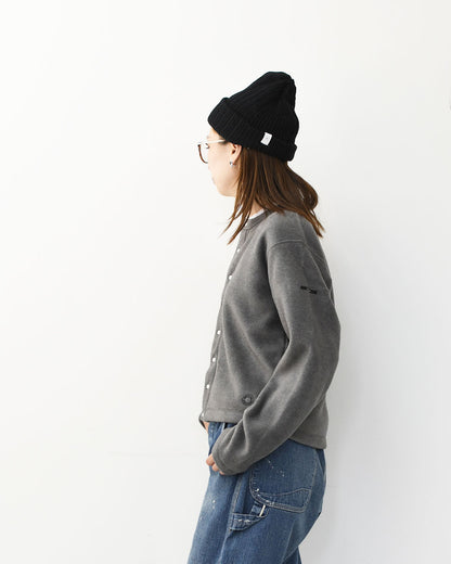 ORCIVAL [オーチバル・オーシバル] W CREW NECK CARDIGAN [OR-C0378EFC] クルーネックカーディガン・カーディガン・フリース素材・フリースカーディガン・クルーネック・LADY'S [2025AW]