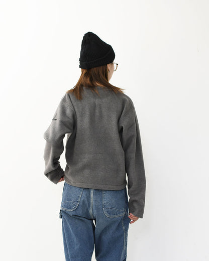 ORCIVAL [オーチバル・オーシバル] W CREW NECK CARDIGAN [OR-C0378EFC] クルーネックカーディガン・カーディガン・フリース素材・フリースカーディガン・クルーネック・LADY'S [2025AW]