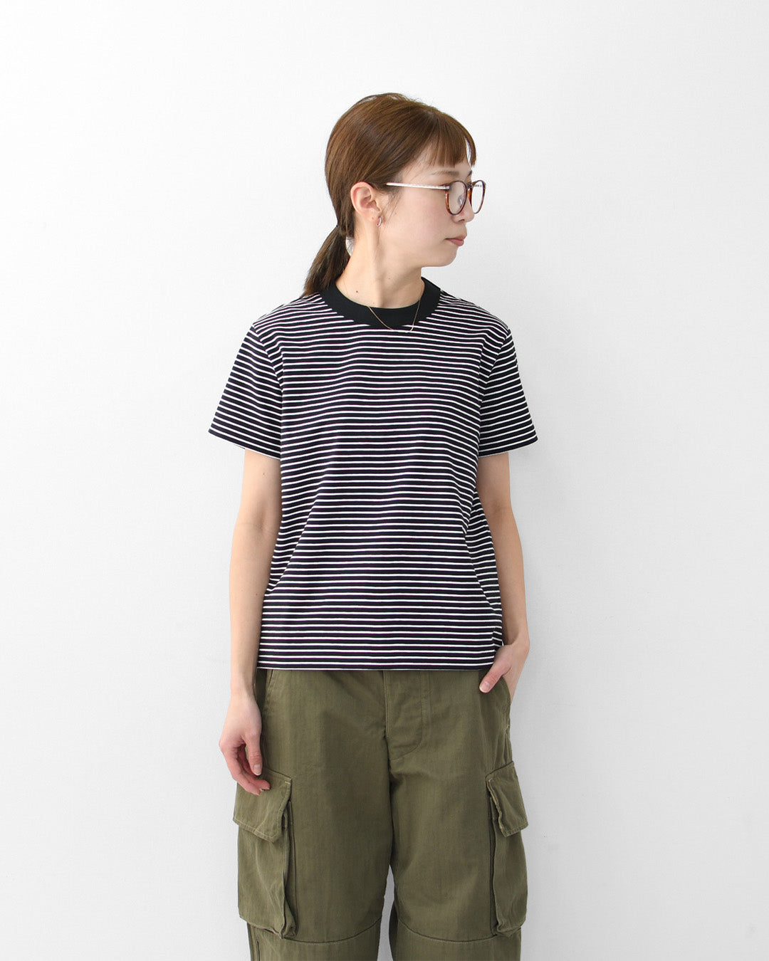 ORCIVAL [オーチバル・オーシバル] W CREW NECK S/S P.O. [OR-C0415CCF] クルーネックショートスリーブプルオーバー [2026SS]