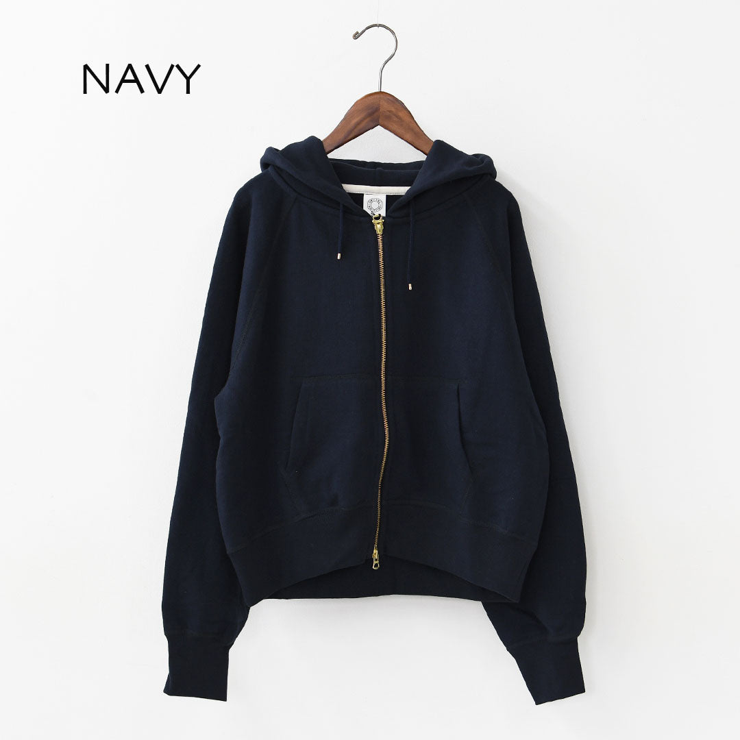 ORCIVAL [オーチバル・オーシバル] W French Terry Zip Hoodie [OR-C0426] フレンチテリージップフーディー・ジップフーディー・ジップパーカー・ラグランスリーブ・裏毛スウェット・フレンチテリー・LADY'S [2025AW]