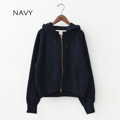 ORCIVAL [オーチバル・オーシバル] W French Terry Zip Hoodie [OR-C0426] フレンチテリージップフーディー・ジップフーディー・ジップパーカー・ラグランスリーブ・裏毛スウェット・フレンチテリー・LADY'S [2025AW]