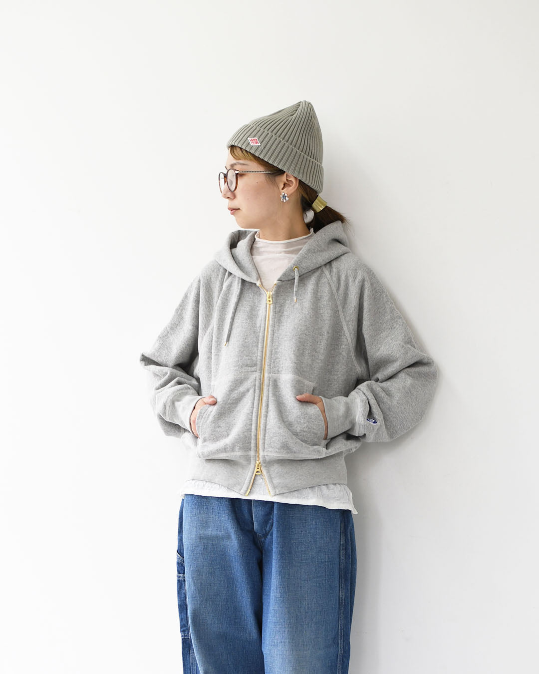 ORCIVAL [オーチバル・オーシバル] W French Terry Zip Hoodie [OR-C0426] フレンチテリージップフーディー・ジップフーディー・ジップパーカー・ラグランスリーブ・裏毛スウェット・フレンチテリー・LADY'S [2025AW]