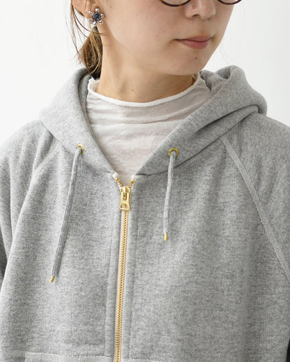 ORCIVAL [オーチバル・オーシバル] W French Terry Zip Hoodie [OR-C0426] フレンチテリージップフーディー・ジップフーディー・ジップパーカー・ラグランスリーブ・裏毛スウェット・フレンチテリー・LADY'S [2025AW]