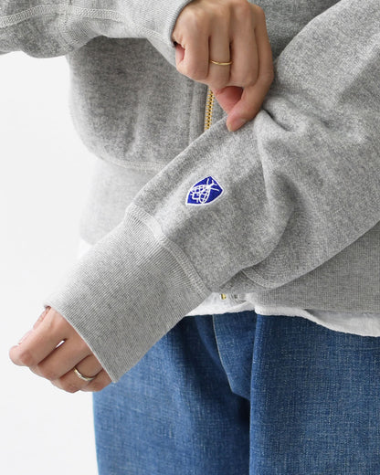 ORCIVAL [オーチバル・オーシバル] W French Terry Zip Hoodie [OR-C0426] フレンチテリージップフーディー・ジップフーディー・ジップパーカー・ラグランスリーブ・裏毛スウェット・フレンチテリー・LADY'S [2025AW]