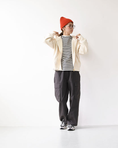 ORCIVAL [オーチバル・オーシバル] W French Terry Zip Hoodie [OR-C0426] フレンチテリージップフーディー・ジップフーディー・ジップパーカー・ラグランスリーブ・裏毛スウェット・フレンチテリー・LADY'S [2025AW]