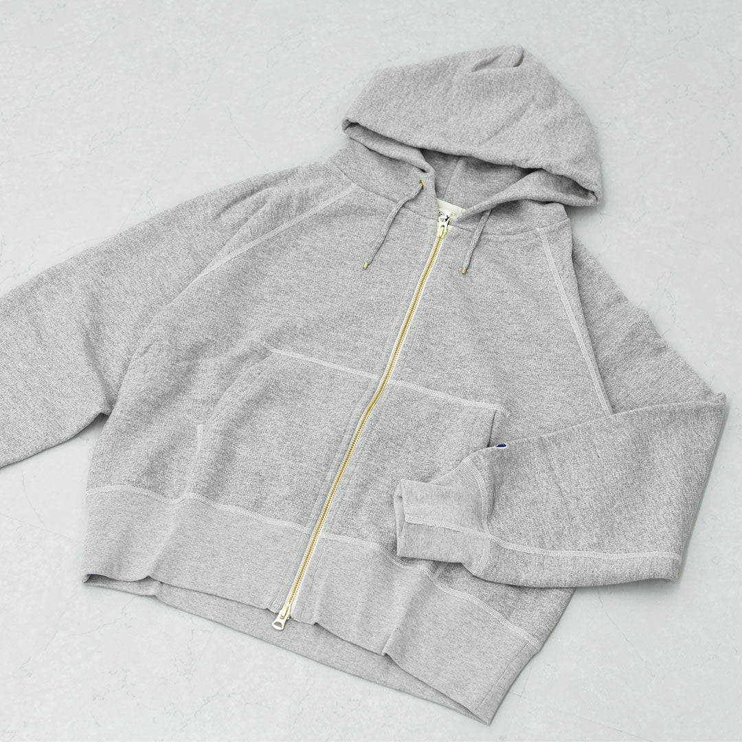 ORCIVAL [オーチバル・オーシバル] W French Terry Zip Hoodie [OR-C0426] フレンチテリージップフーディー・ジップフーディー・ジップパーカー・ラグランスリーブ・裏毛スウェット・フレンチテリー・LADY'S [2025AW]