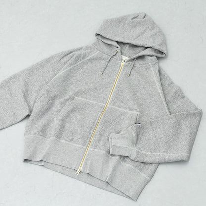 ORCIVAL [オーチバル・オーシバル] W French Terry Zip Hoodie [OR-C0426] フレンチテリージップフーディー・ジップフーディー・ジップパーカー・ラグランスリーブ・裏毛スウェット・フレンチテリー・LADY'S [2025AW]