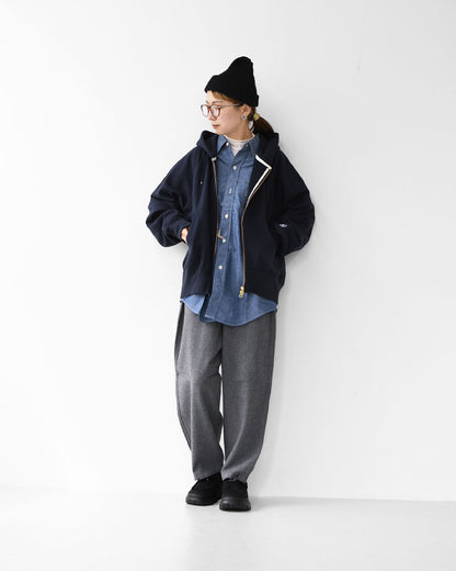 ORCIVAL [オーチバル・オーシバル] M French Terry Zip Hoodie [OR-C0427] フレンチテリージップフーディー・ジップフーディー・ジップパーカー・ラグランスリーブ・裏毛スウェット・フレンチテリー・MEN'S [2025AW]