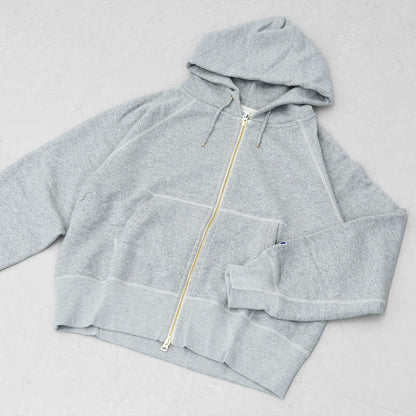 ORCIVAL [オーチバル・オーシバル] M French Terry Zip Hoodie [OR-C0427] フレンチテリージップフーディー・ジップフーディー・ジップパーカー・ラグランスリーブ・裏毛スウェット・フレンチテリー・MEN'S [2025AW]