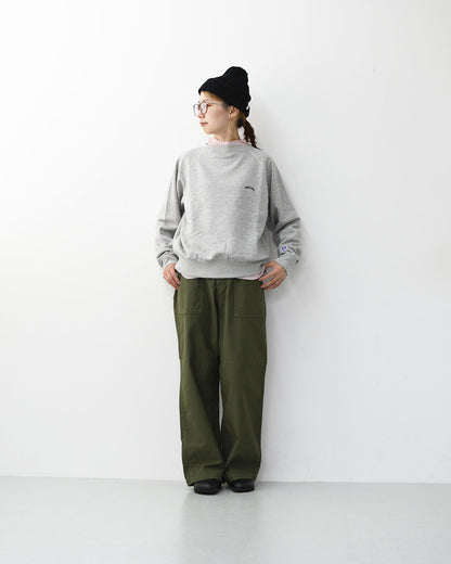 ORCIVAL [オーチバル・オーシバル] W BOAT NECK PULLOVER [OR-C0429MAZ] ボートネック プルオーバー・ウィメンズ ライト フレンチテリー ボートネック スウェット・ラグランスリーブ・LADY'S [2025AW]