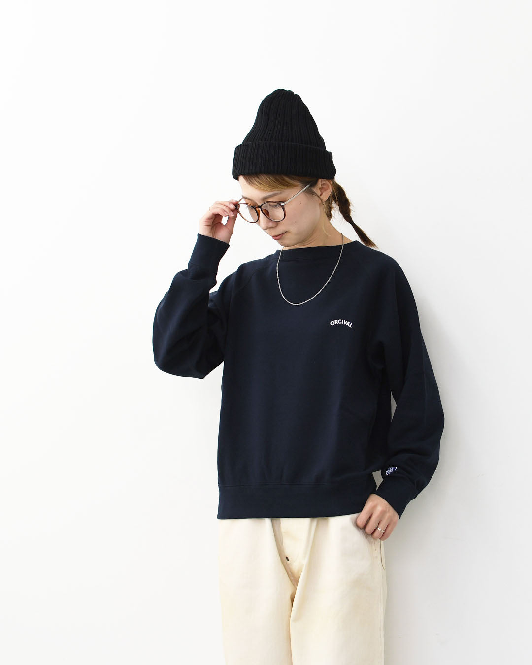 ORCIVAL [オーチバル・オーシバル] W BOAT NECK PULLOVER [OR-C0429MAZ] ボートネック プルオーバー・ウィメンズ ライト フレンチテリー ボートネック スウェット・ラグランスリーブ・LADY'S [2025AW]