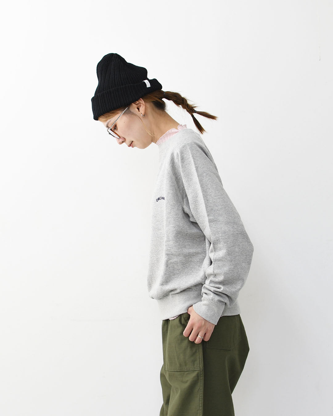 ORCIVAL [オーチバル・オーシバル] W BOAT NECK PULLOVER [OR-C0429MAZ] ボートネック プルオーバー・ウィメンズ ライト フレンチテリー ボートネック スウェット・ラグランスリーブ・LADY'S [2025AW]