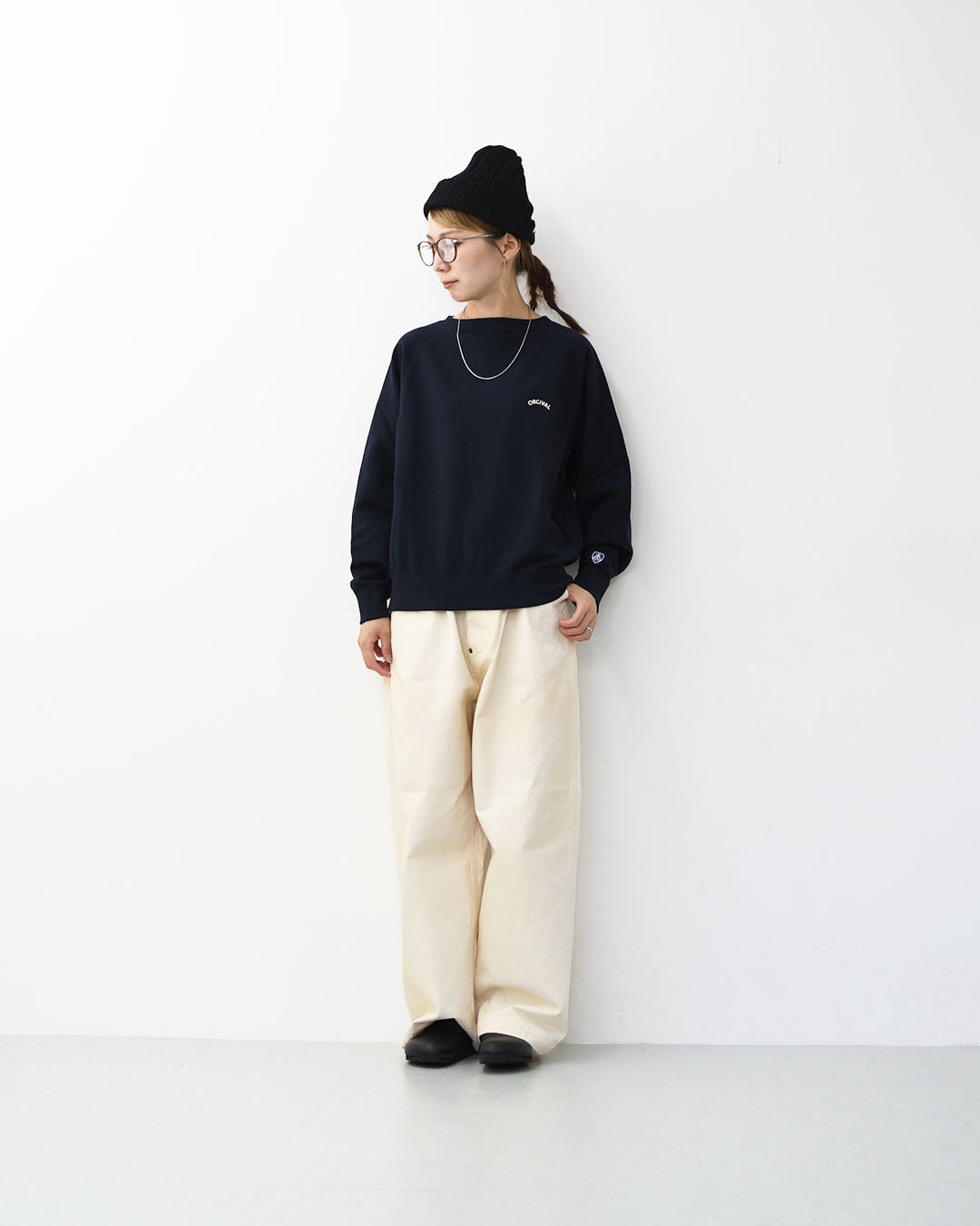 ORCIVAL [オーチバル・オーシバル] W BOAT NECK PULLOVER [OR-C0429MAZ] ボートネック プルオーバー・ウィメンズ ライト フレンチテリー ボートネック スウェット・ラグランスリーブ・LADY'S [2025AW]