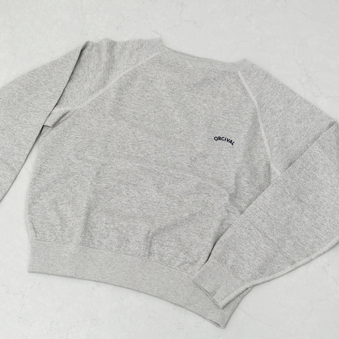 ORCIVAL [オーチバル・オーシバル] W BOAT NECK PULLOVER [OR-C0429MAZ] ボートネック プルオーバー・ウィメンズ ライト フレンチテリー ボートネック スウェット・ラグランスリーブ・LADY'S [2025AW]