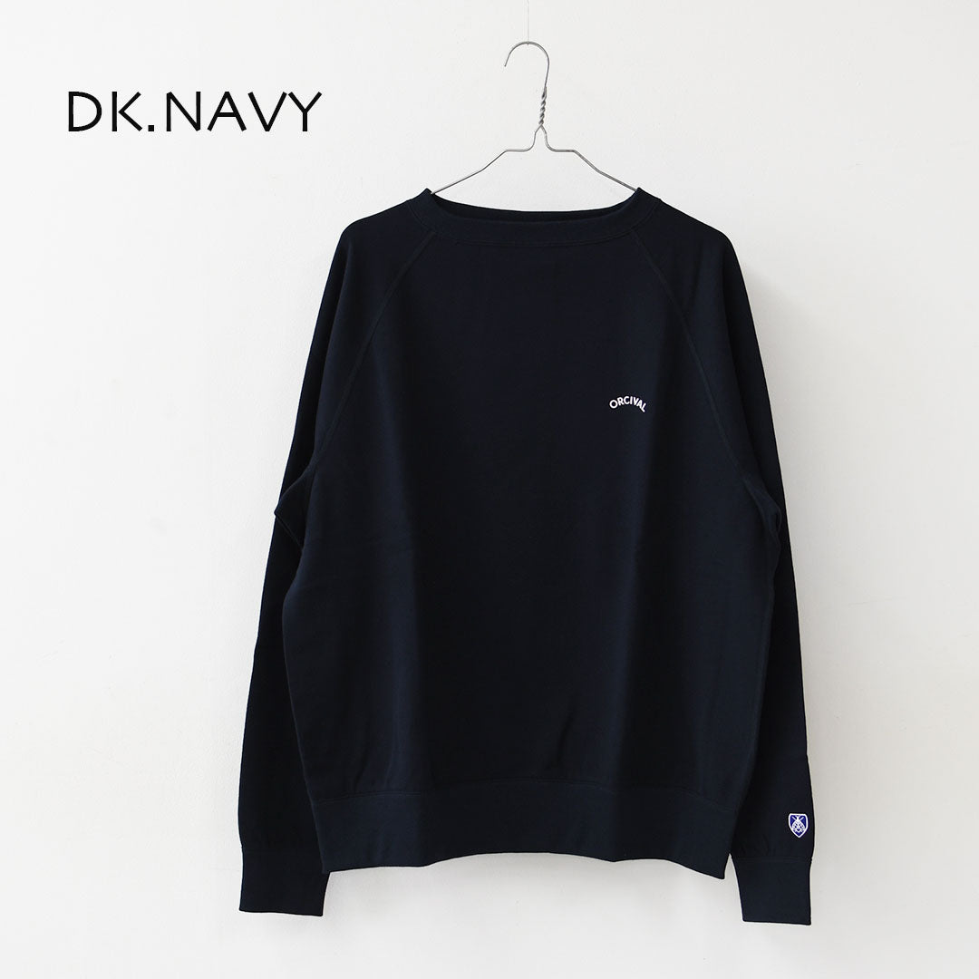 ORCIVAL [オーチバル・オーシバル] M BOAT NECK PULLOVER [OR-C0430MAZ] メンズ ボートネック プルオーバー・コットン裏毛 スウェットプルオーバー・ヴィンテージライク・MEN'S [2025AW]