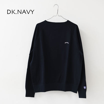 ORCIVAL [オーチバル・オーシバル] M BOAT NECK PULLOVER [OR-C0430MAZ] メンズ ボートネック プルオーバー・コットン裏毛 スウェットプルオーバー・ヴィンテージライク・MEN'S [2025AW]