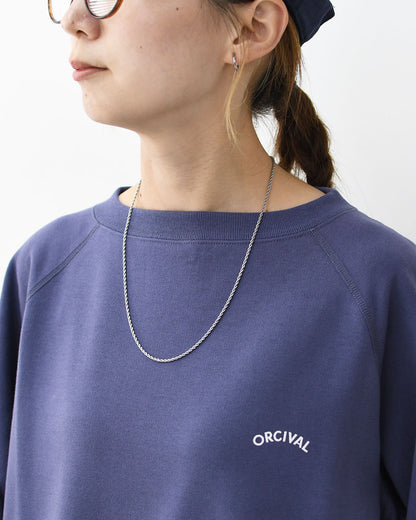 ORCIVAL [オーチバル・オーシバル] M BOAT NECK PULLOVER [OR-C0430MAZ] メンズ ボートネック プルオーバー・コットン裏毛 スウェットプルオーバー・ヴィンテージライク・MEN'S [2025AW]