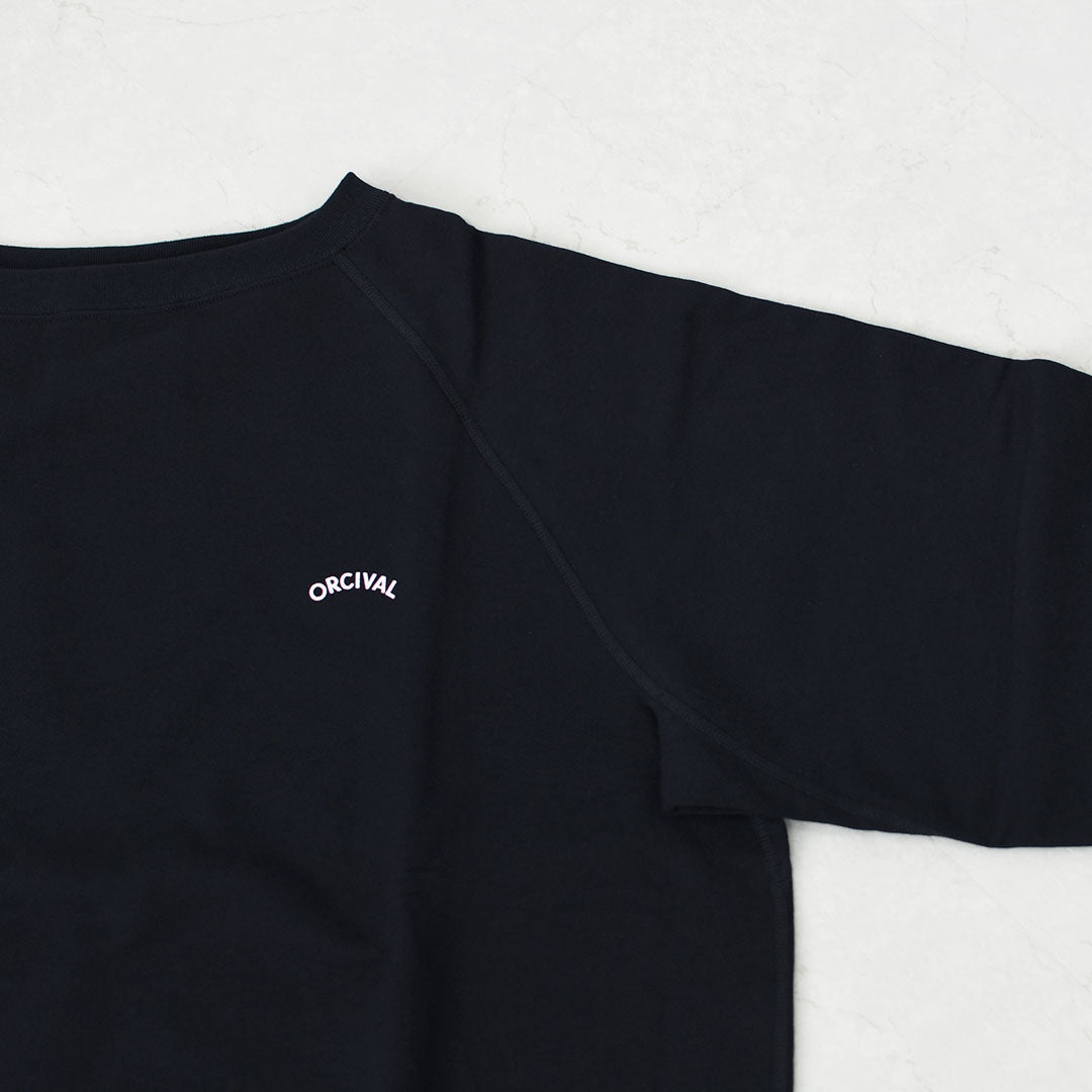 ORCIVAL [オーチバル・オーシバル] M BOAT NECK PULLOVER [OR-C0430MAZ] メンズ ボートネック プルオーバー・コットン裏毛 スウェットプルオーバー・ヴィンテージライク・MEN'S [2025AW]