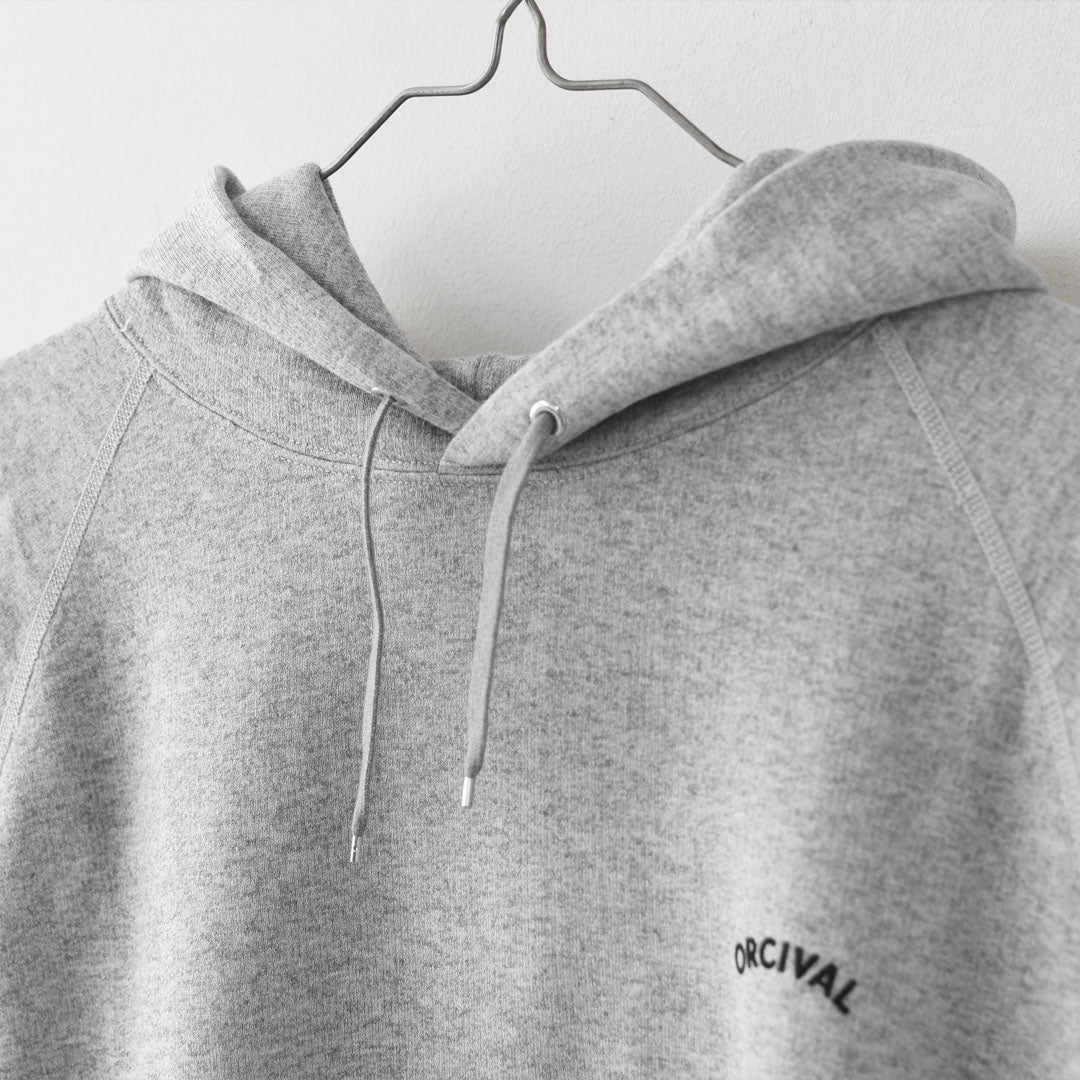 ORCIVAL [オーチバル・オーシバル] M Light French Terry Hoody [OR-C0432MAZ] ライトフレンチテリーフーディー・フーディー・コットンフーディー・ロゴフーディー・ラグランスリーブ・MEN'S [2025AW]