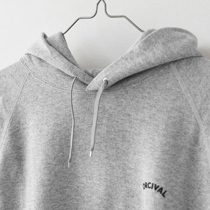 ORCIVAL [オーチバル・オーシバル] M Light French Terry Hoody [OR-C0432MAZ] ライトフレンチテリーフーディー・フーディー・コットンフーディー・ロゴフーディー・ラグランスリーブ・MEN'S [2025AW]
