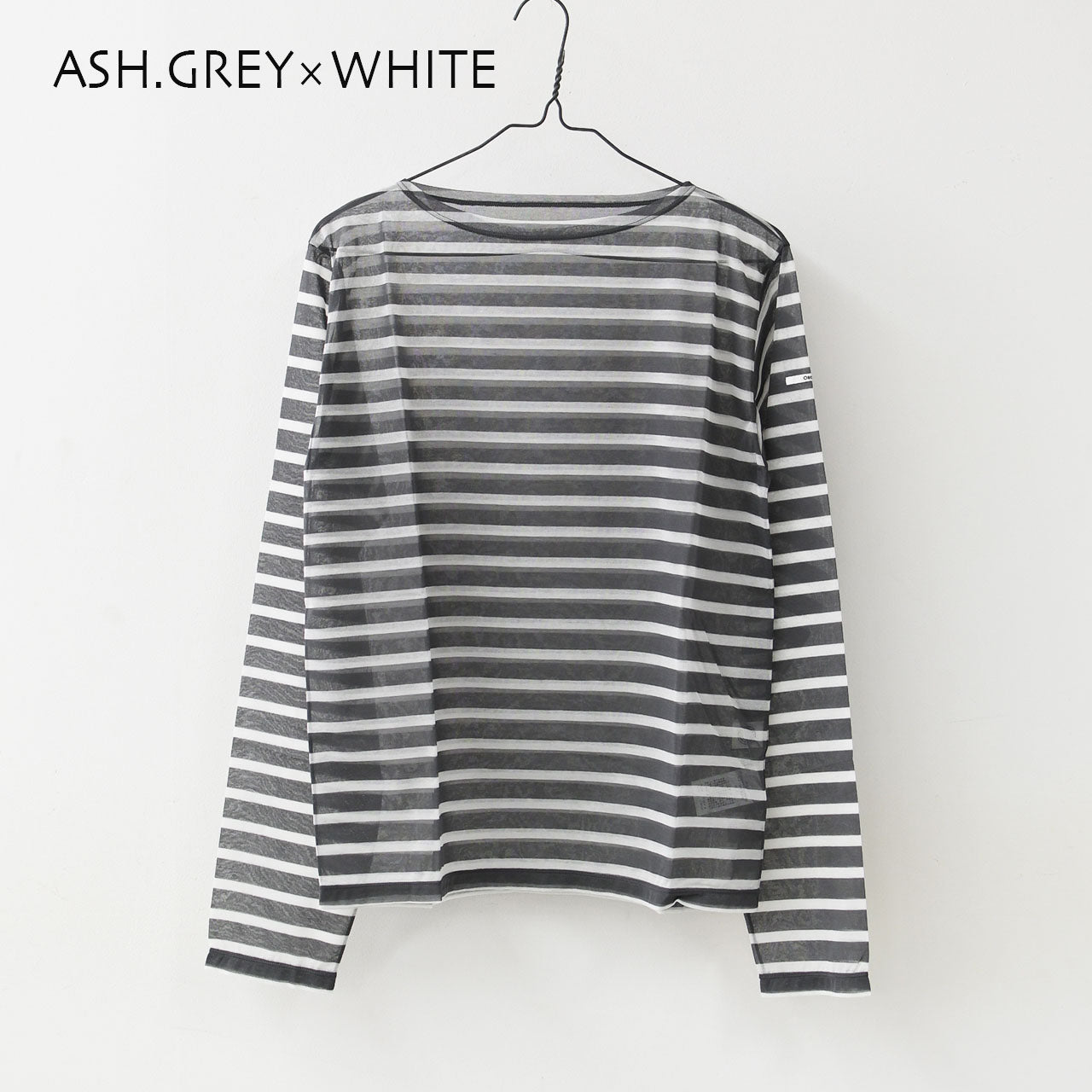 ORCIVAL [オーチバル・オーシバル] W SEETHROUGH BOAT NECK L/S P.O [OR-C0461STJ] シースルーボートネックロングスリーブプルオーバー [2026SS]