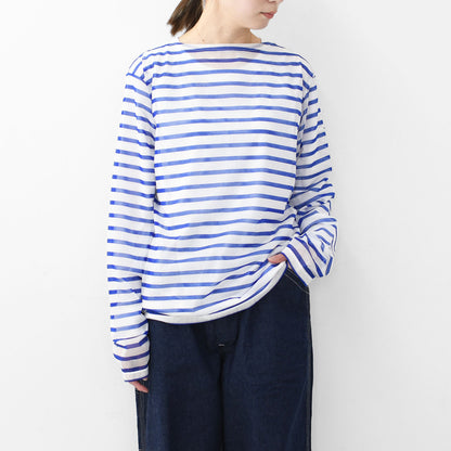 ORCIVAL [オーチバル・オーシバル] W SEETHROUGH BOAT NECK L/S P.O [OR-C0461STJ] シースルーボートネックロングスリーブプルオーバー [2025SS]