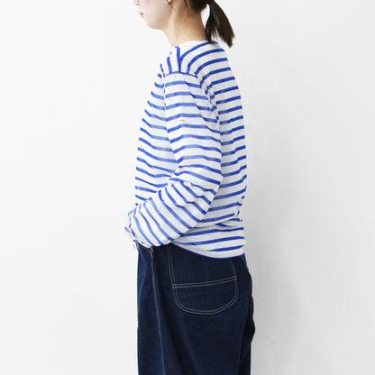 ORCIVAL [オーチバル・オーシバル] W SEETHROUGH BOAT NECK L/S P.O [OR-C0461STJ] シースルーボートネックロングスリーブプルオーバー [2025SS]