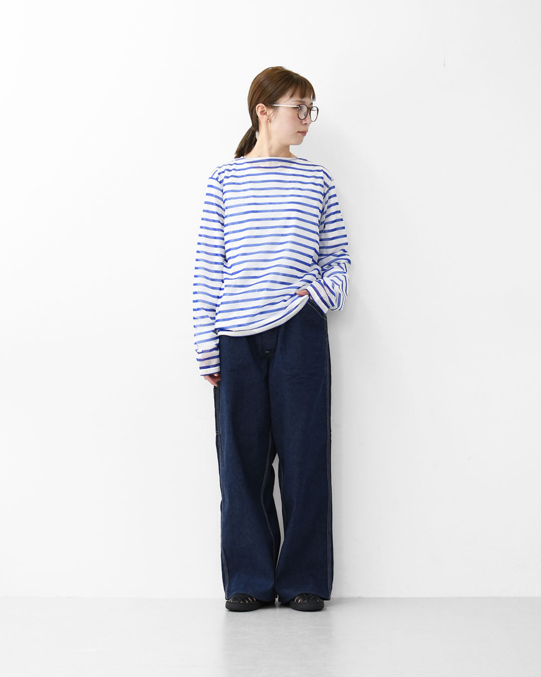 ORCIVAL [オーチバル・オーシバル] W SEETHROUGH BOAT NECK L/S P.O [OR-C0461STJ] シースルーボートネックロングスリーブプルオーバー [2026SS]