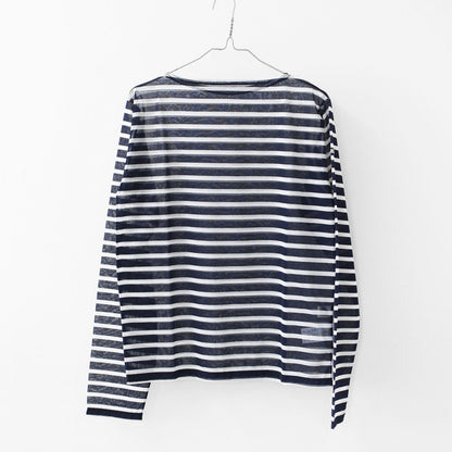 ORCIVAL [オーチバル・オーシバル] W SEETHROUGH BOAT NECK L/S P.O [OR-C0461STJ] シースルーボートネックロングスリーブプルオーバー [2025SS]