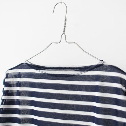 ORCIVAL [オーチバル・オーシバル] W SEETHROUGH BOAT NECK L/S P.O [OR-C0461STJ] シースルーボートネックロングスリーブプルオーバー [2025SS]