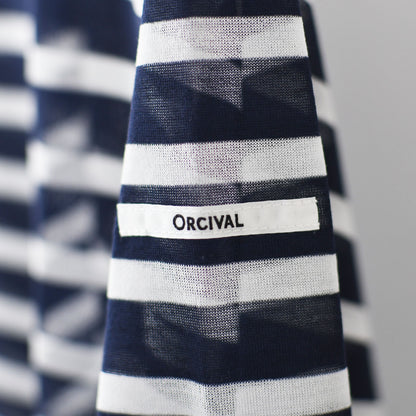 ORCIVAL [オーチバル・オーシバル] W SEETHROUGH BOAT NECK L/S P.O [OR-C0461STJ] シースルーボートネックロングスリーブプルオーバー [2025SS]