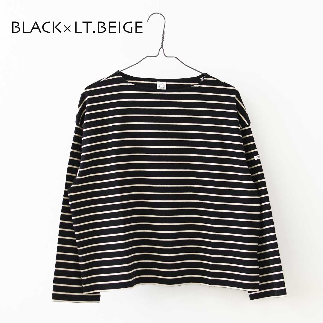 ORCIVAL [オーチバル・オーシバル] W BOAT NECK LONG SLEEVE T-shrts [OR-C554TBD] ボートネックロングスリーブTシャツ・ボーダー・ボーダーカットソー・ボーダーTシャツ・長袖Tシャツ・LADY'S [2026AW]