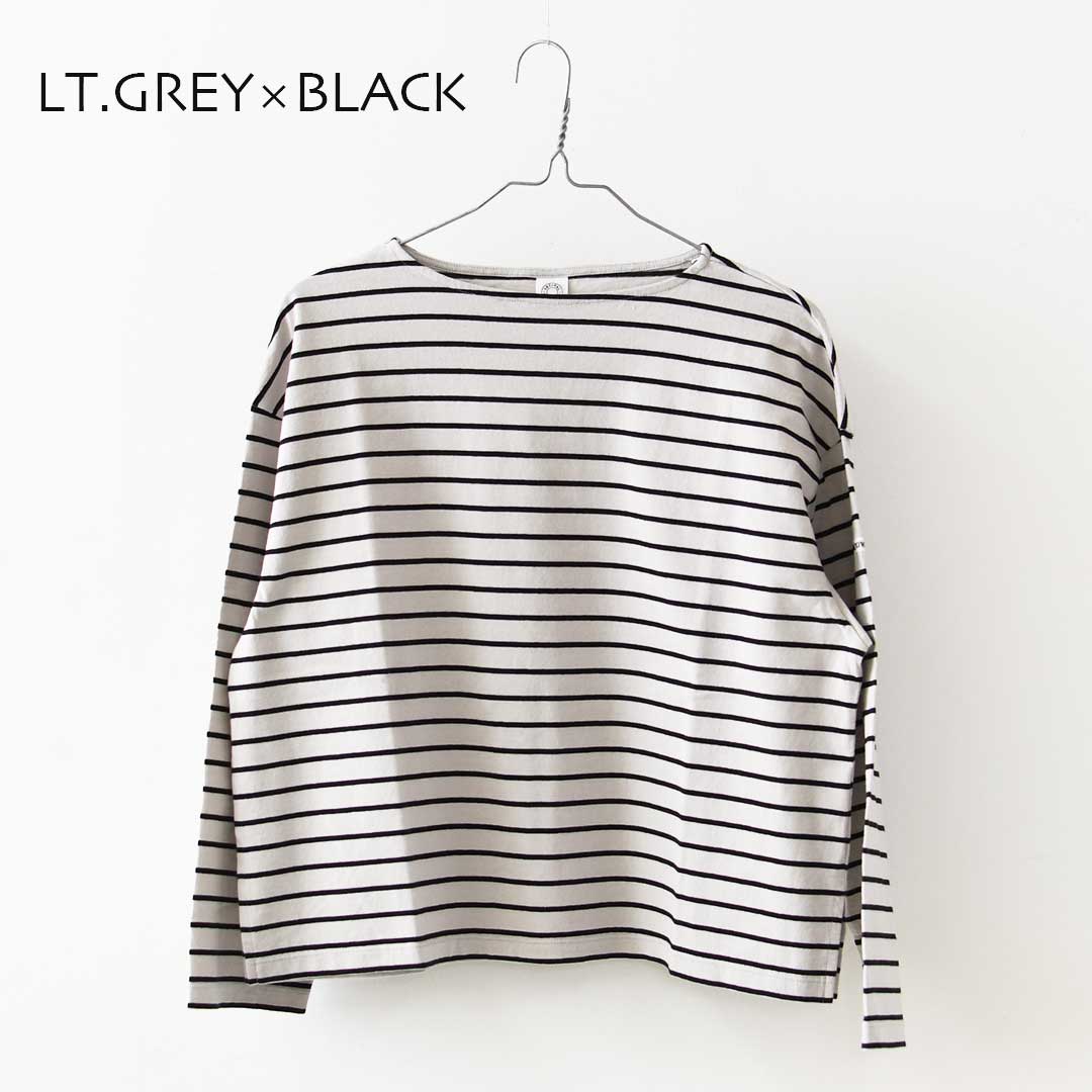 ORCIVAL [オーチバル・オーシバル] W BOAT NECK LONG SLEEVE T-shrts [OR-C554TBD] ボートネックロングスリーブTシャツ・ボーダー・ボーダーカットソー・ボーダーTシャツ・長袖Tシャツ・LADY'S [2026AW]