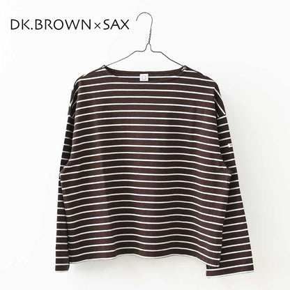 ORCIVAL [オーチバル・オーシバル] W BOAT NECK LONG SLEEVE T-shrts [OR-C554TBD] ボートネックロングスリーブTシャツ・ボーダー・ボーダーカットソー・ボーダーTシャツ・長袖Tシャツ・LADY'S [2026AW]