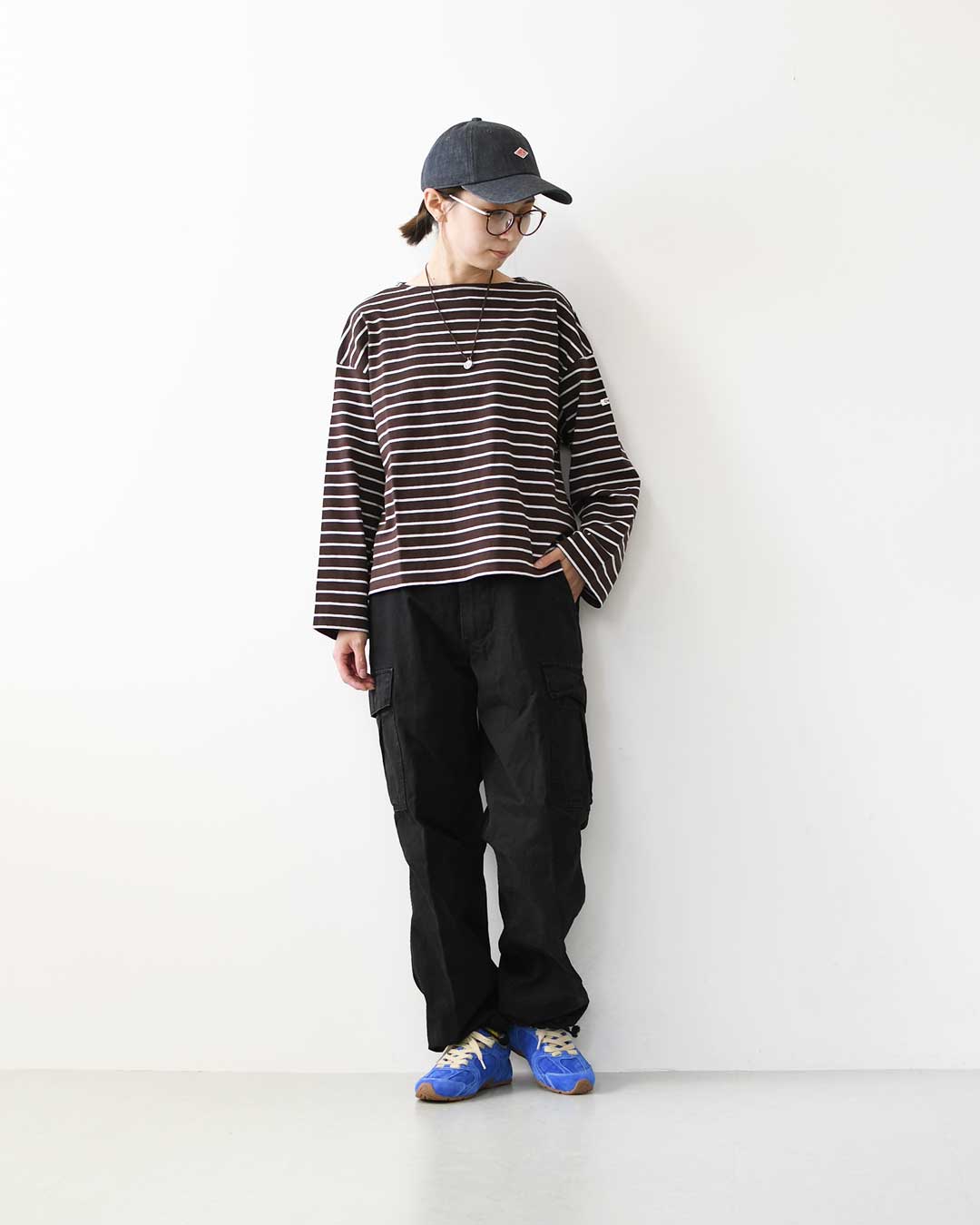 ORCIVAL [オーチバル・オーシバル] W BOAT NECK LONG SLEEVE T-shrts [OR-C554TBD] ボートネックロングスリーブTシャツ・ボーダー・ボーダーカットソー・ボーダーTシャツ・長袖Tシャツ・LADY'S [2026AW]
