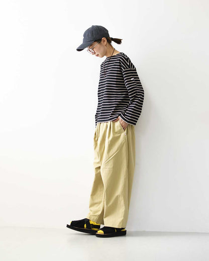 ORCIVAL [オーチバル・オーシバル] W BOAT NECK LONG SLEEVE T-shrts [OR-C554TBD] ボートネックロングスリーブTシャツ・ボーダー・ボーダーカットソー・ボーダーTシャツ・長袖Tシャツ・LADY'S [2026AW]
