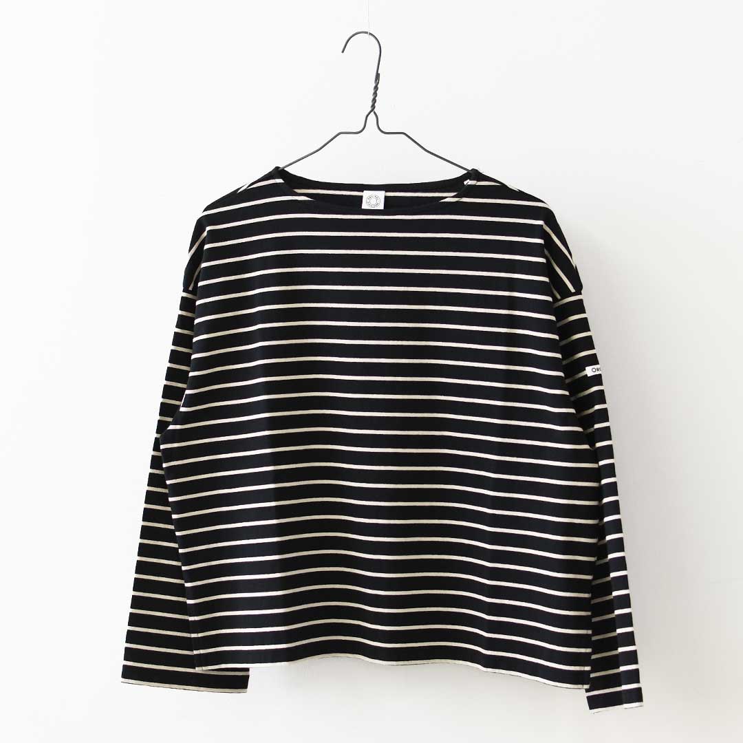 ORCIVAL [オーチバル・オーシバル] W BOAT NECK LONG SLEEVE T-shrts [OR-C554TBD] ボートネックロングスリーブTシャツ・ボーダー・ボーダーカットソー・ボーダーTシャツ・長袖Tシャツ・LADY'S [2026AW]